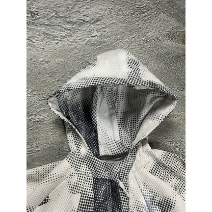 Rundholz Dip jacket hooded oversized black and white