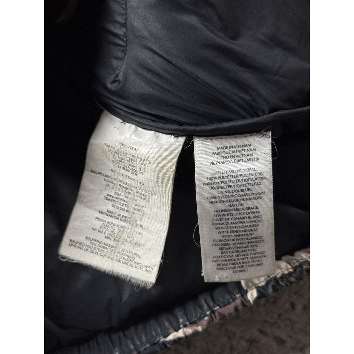 Ralph Lauren Polo Puffer Graphic Down Jacket Chief Keef