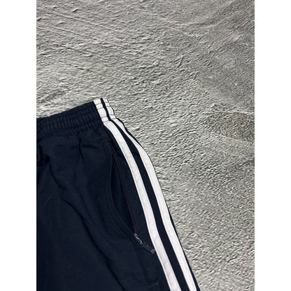 Adidas vintage navy track pants small logo 2000s drill Y2K