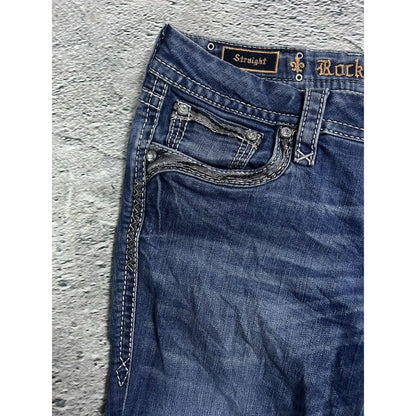 Rock Revival vintage blue jeans Y2K flared