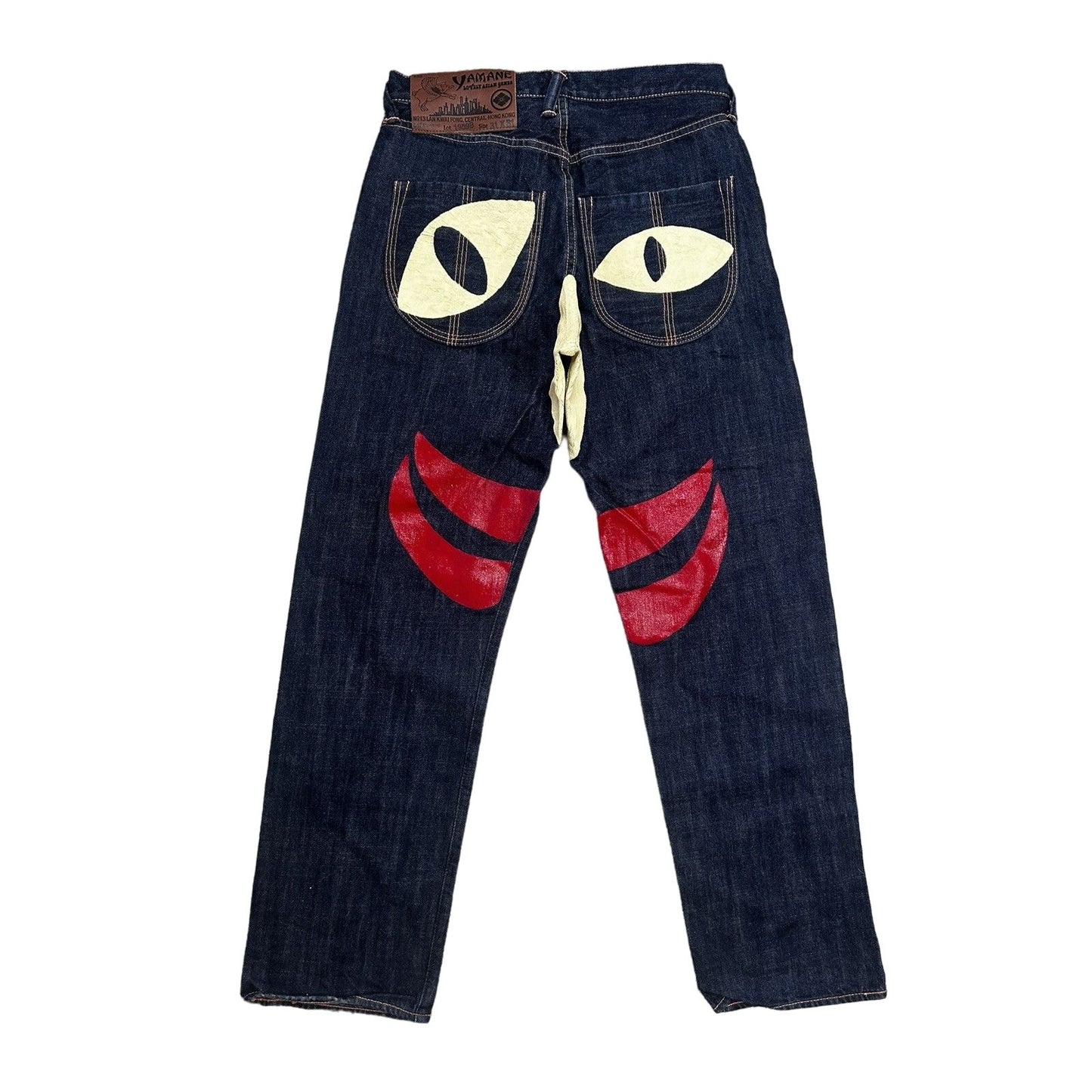 Evisu Yamane face jeans vintage selvedge denim Japan RARE