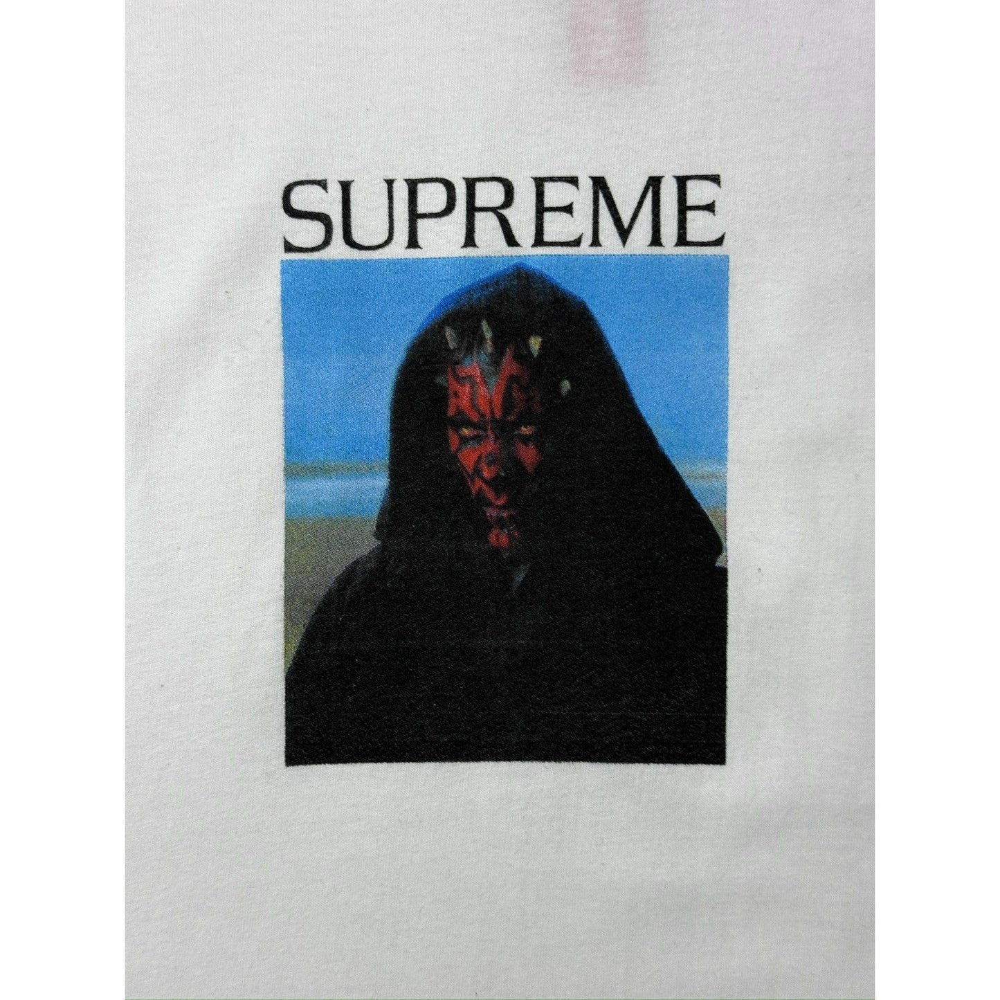 Supreme Sith Tee white FW26 Darth Maul Star Wars T-shirt
