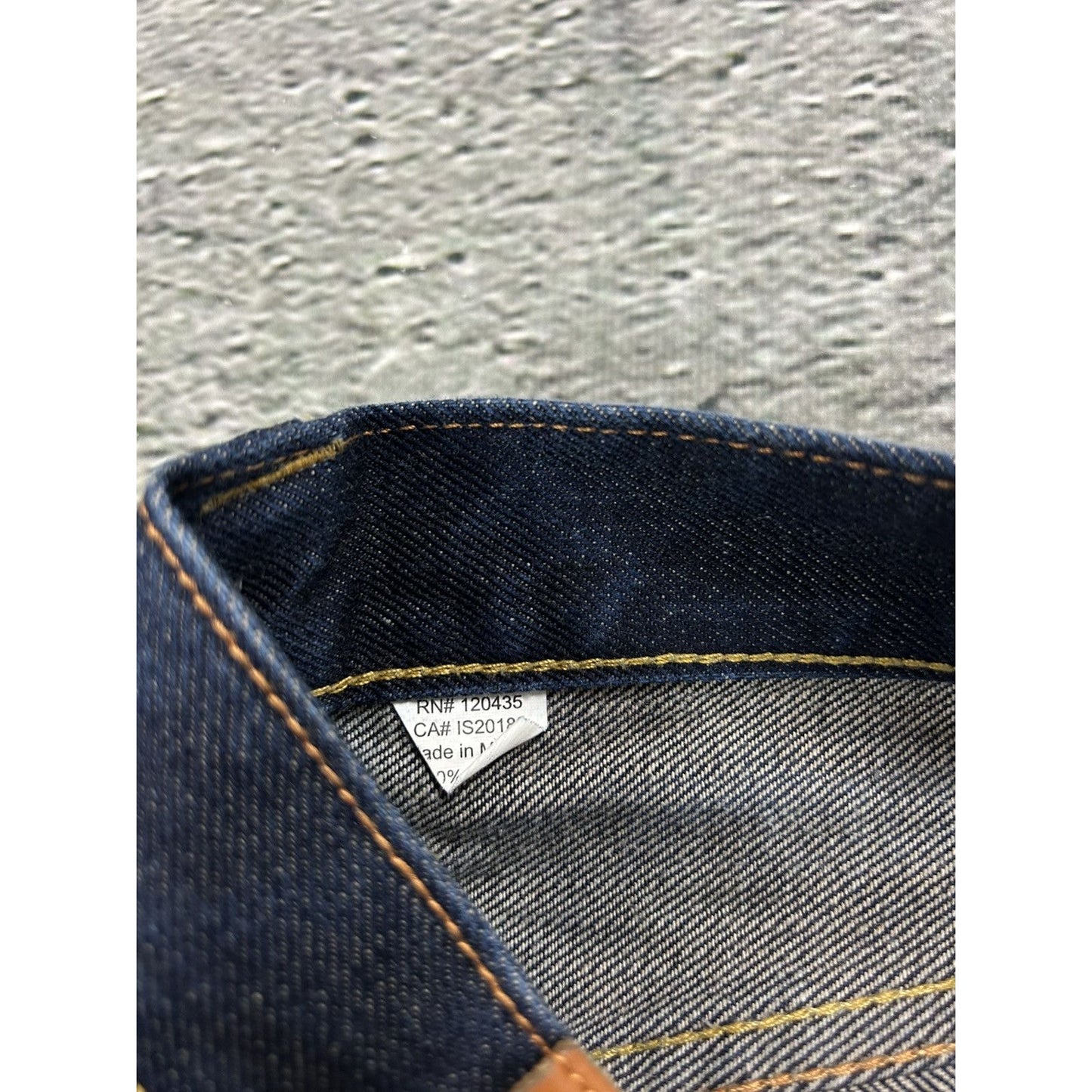 Evisu jeans daicock big logo smile face selvedge denim