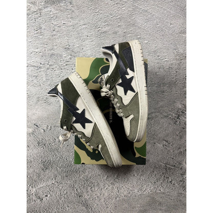 Bapesta Sk8-sta Bape sneakers khaki green a bathing ape