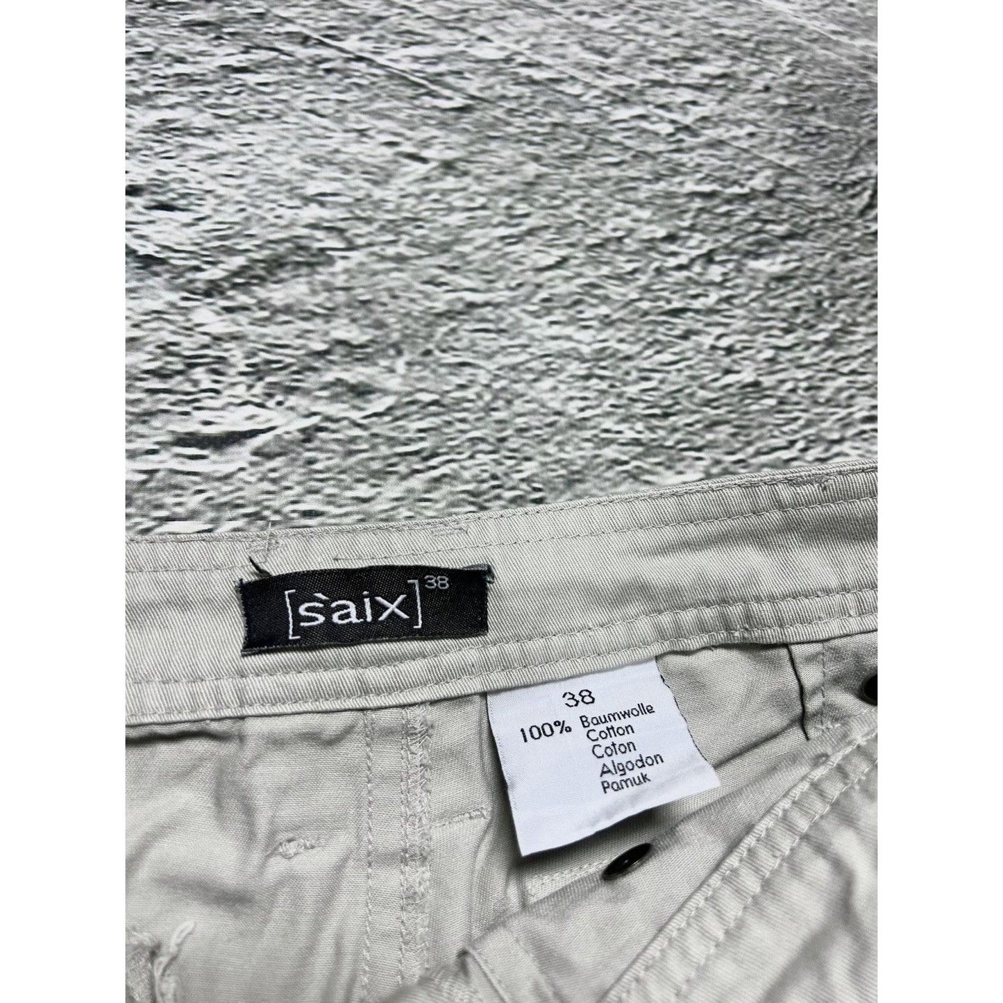 Saix vintage cargo pants beige military flared