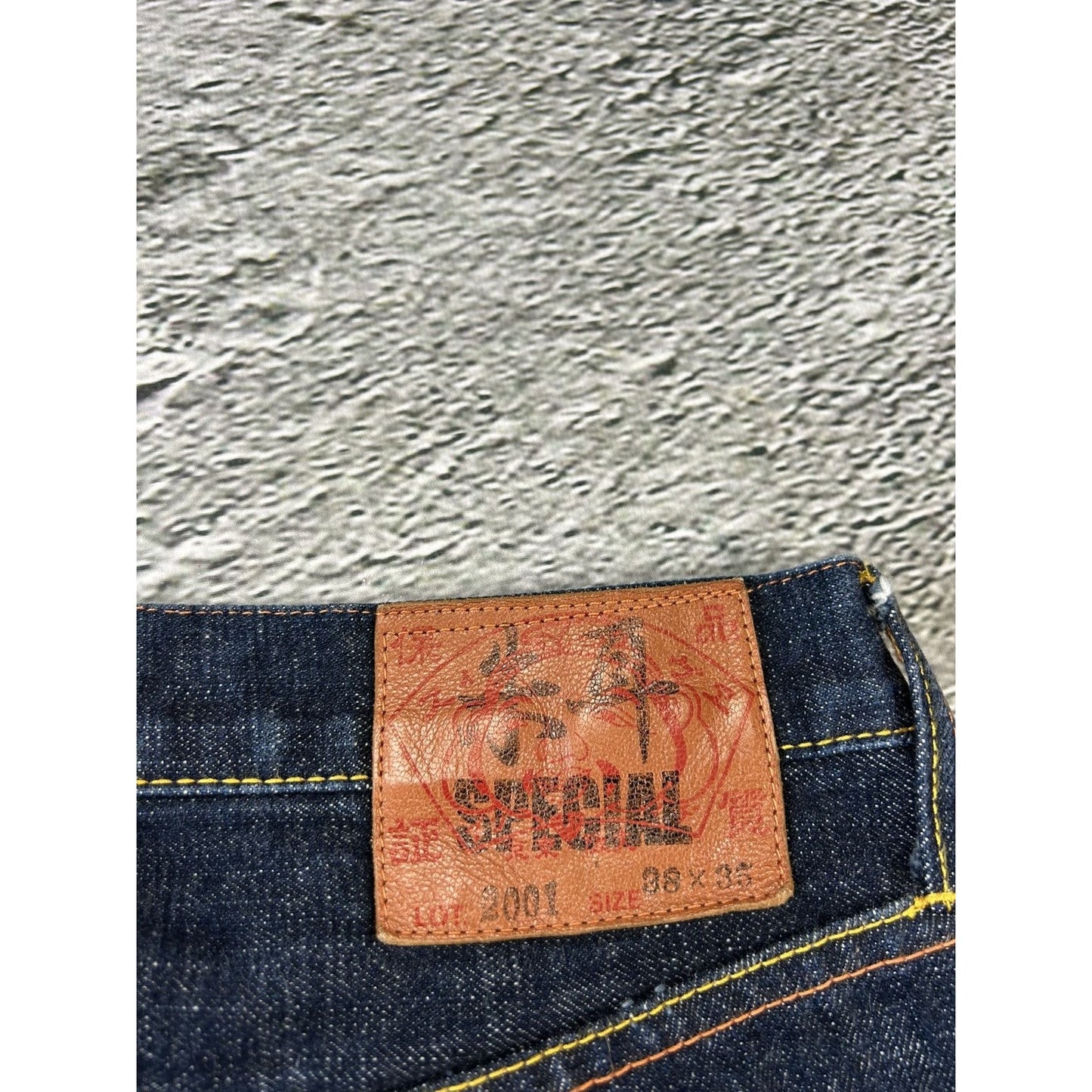 Evisu Playboy jeans vintage selvedge denim Japan RARE