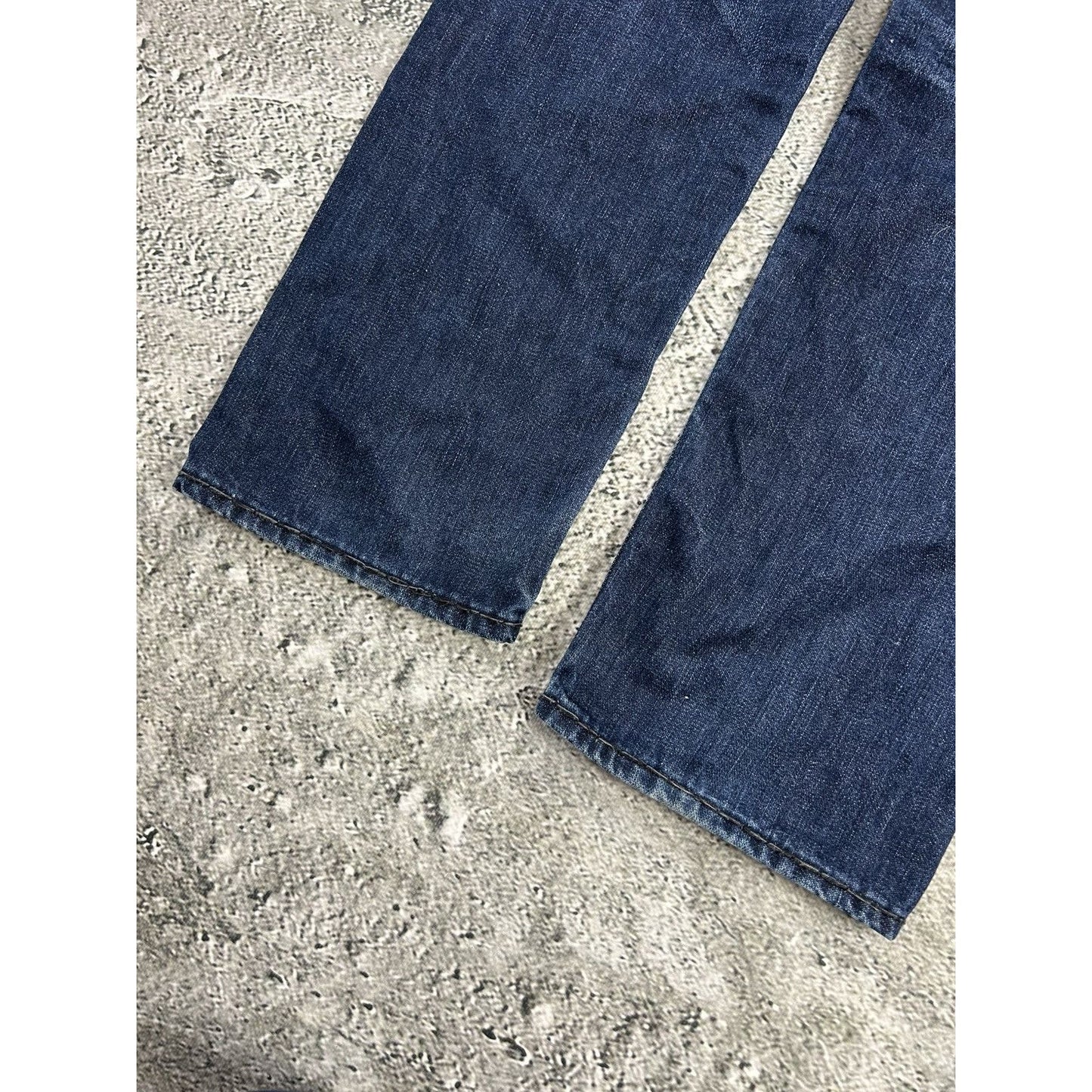 True Religion navy jeans black thick stitching Jack Big QT
