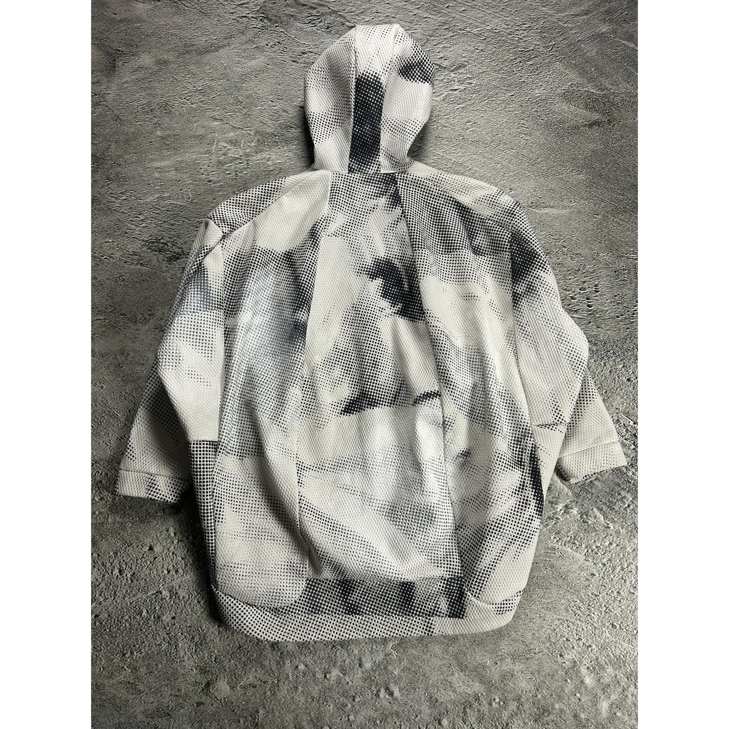 Rundholz Dip jacket hooded oversized black and white