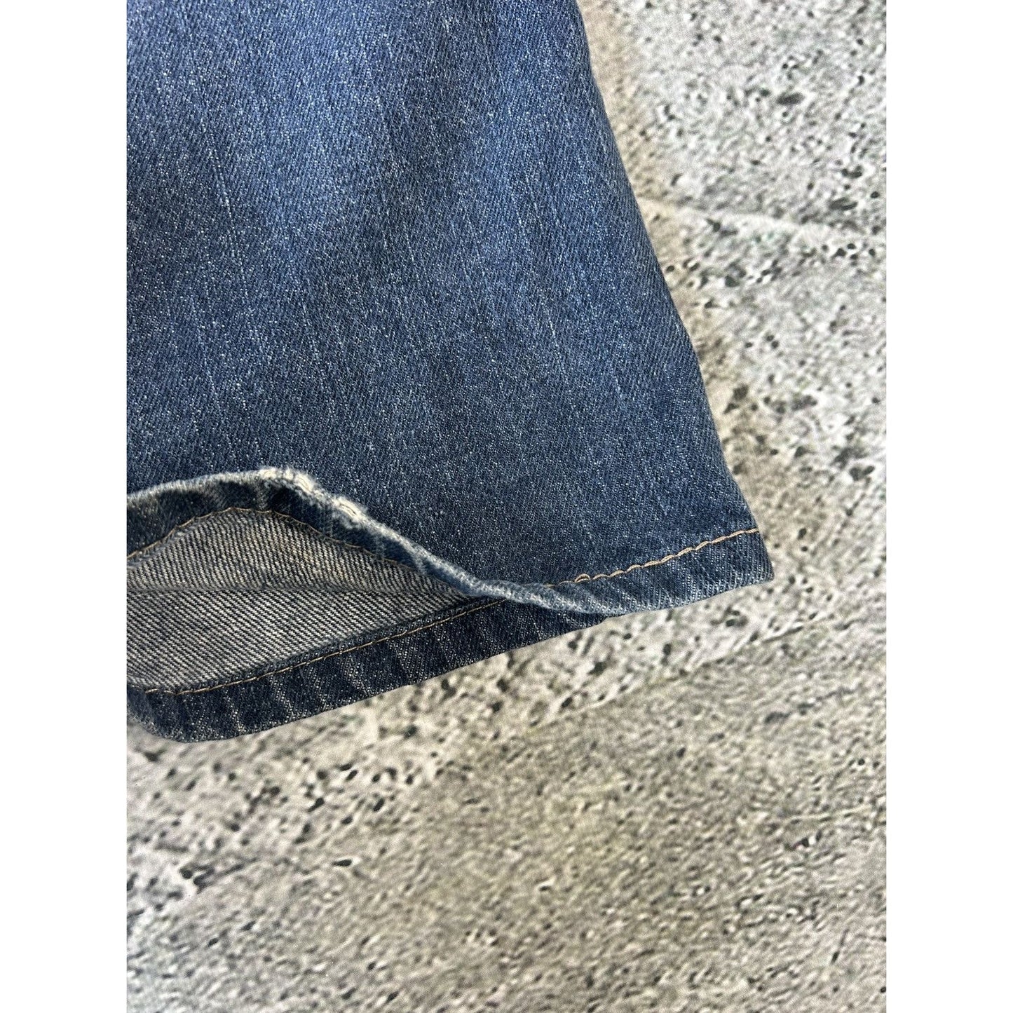 True Religion blue jeans white stitching Y2K bootcut