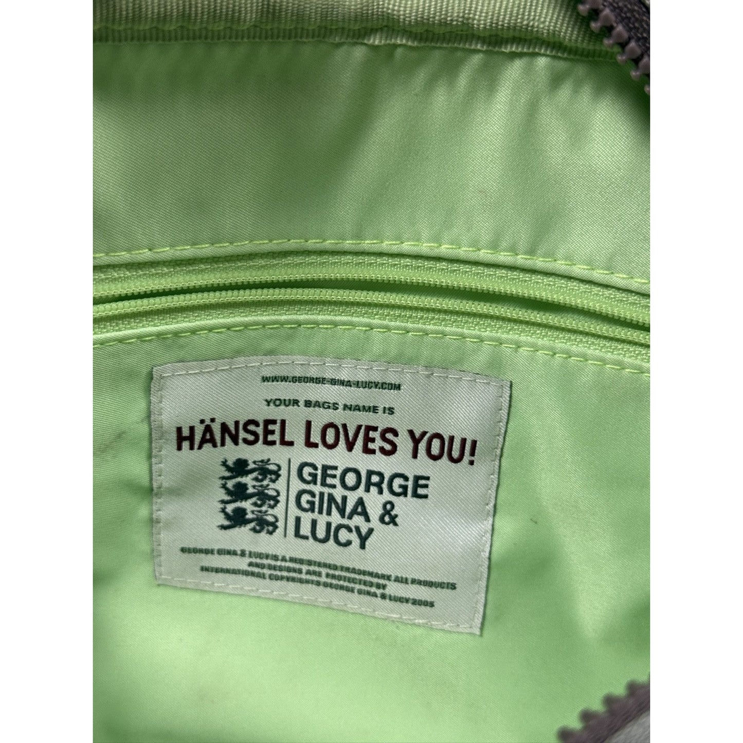 George Gina & Lucy bag Hansel Loves You Y2K grey GGL