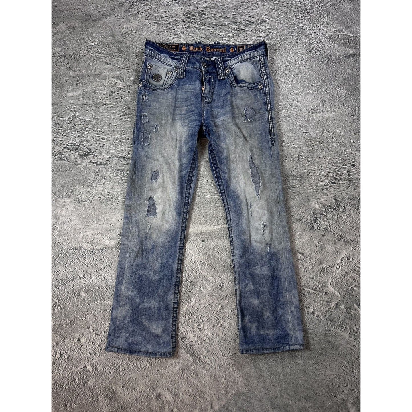 Rock Revival vintage blue jeans Y2K flared ZED