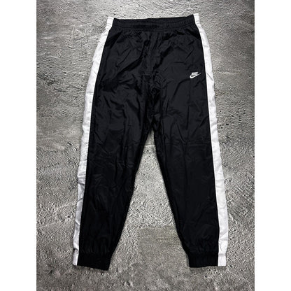 Nike vintage black track suit nylon pants jacket Y2K