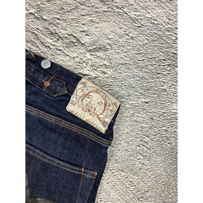 Evisu Yamane jeans smiley face Japanese vintage raw denim
