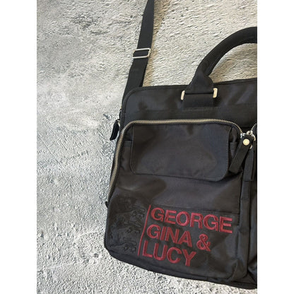 George Gina & Lucy Laptop Bag vintage black big