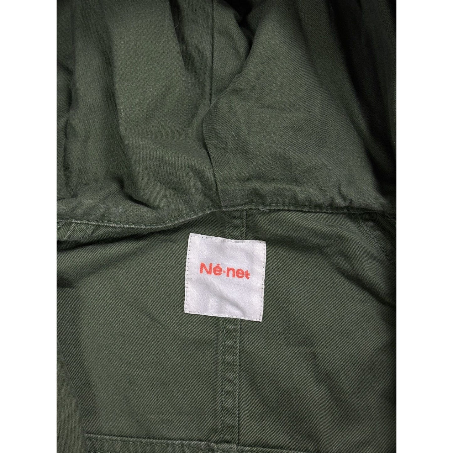 Ne-Net Issey Miyake Coat vintage khaki Japanese military