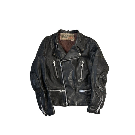Vintage Burton Leather Jacket Avant Garde Rare Brown
