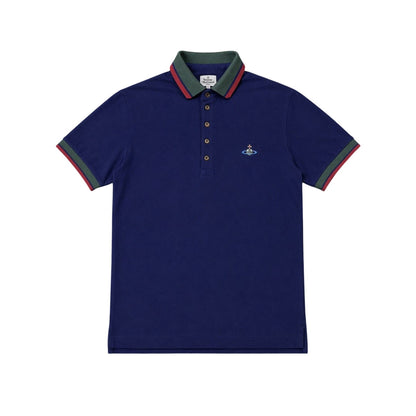 Vivienne Westwood polo T-shirt navy green red small logo