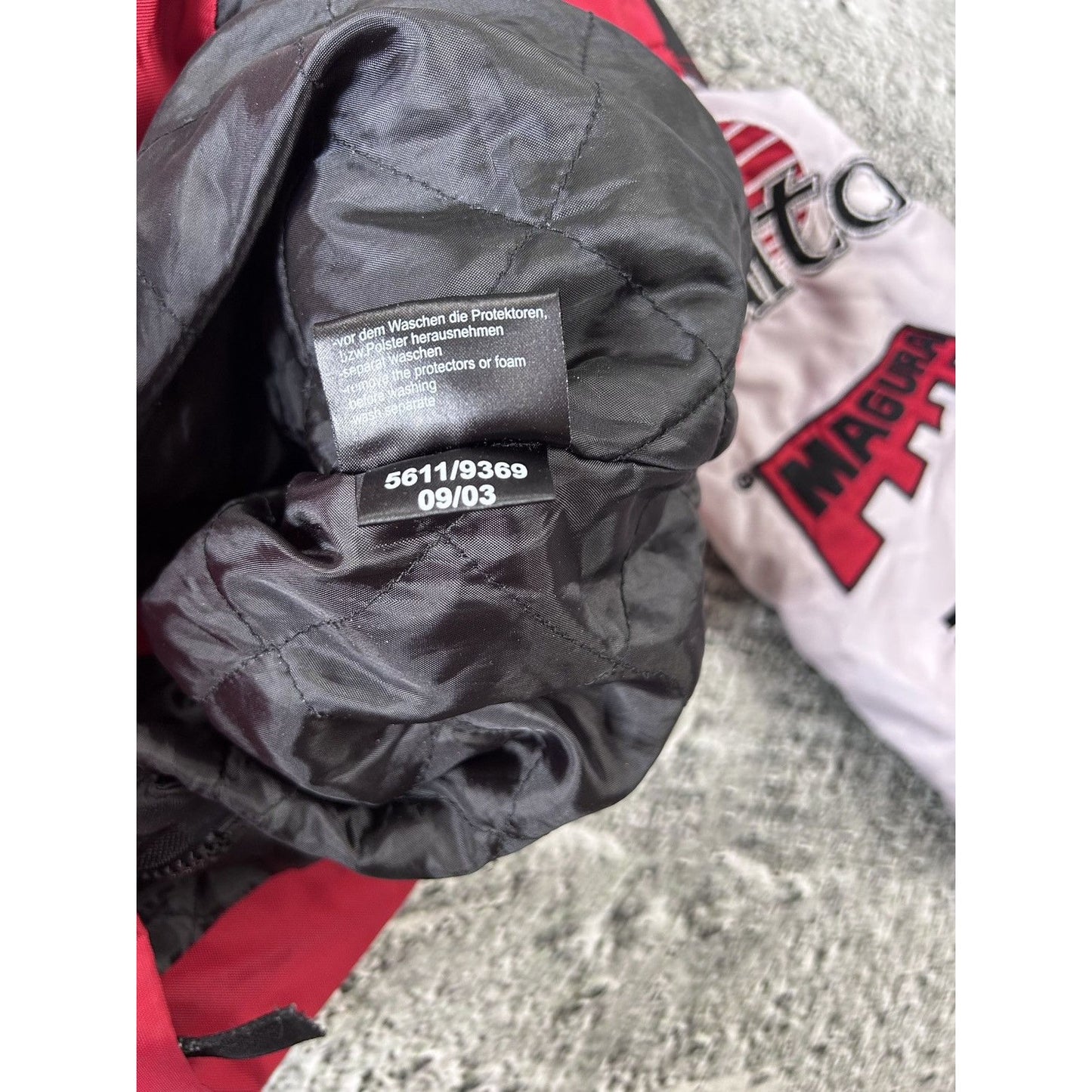 Speed Freak Racing Jacket vintage bomber jacket red