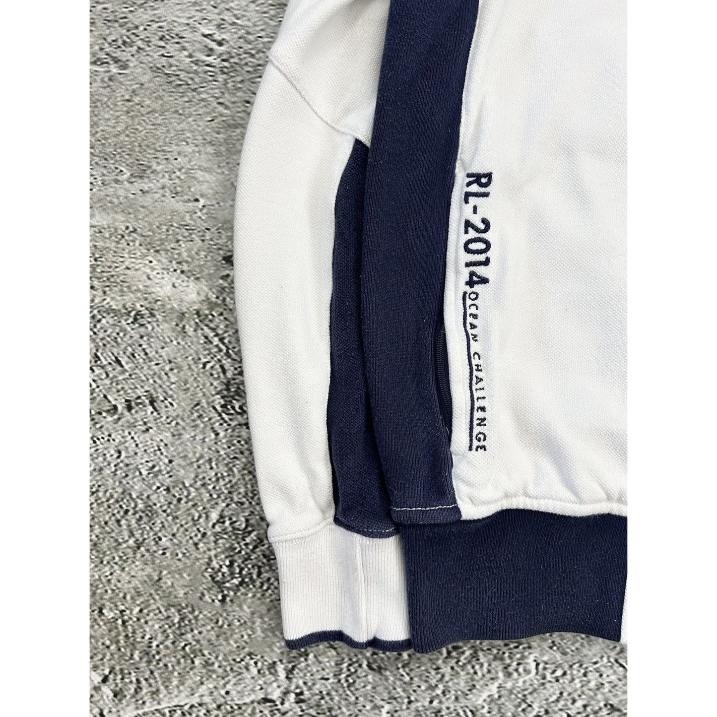 Chief Keef Polo Ralph Lauren zip sweatshirt white USA
