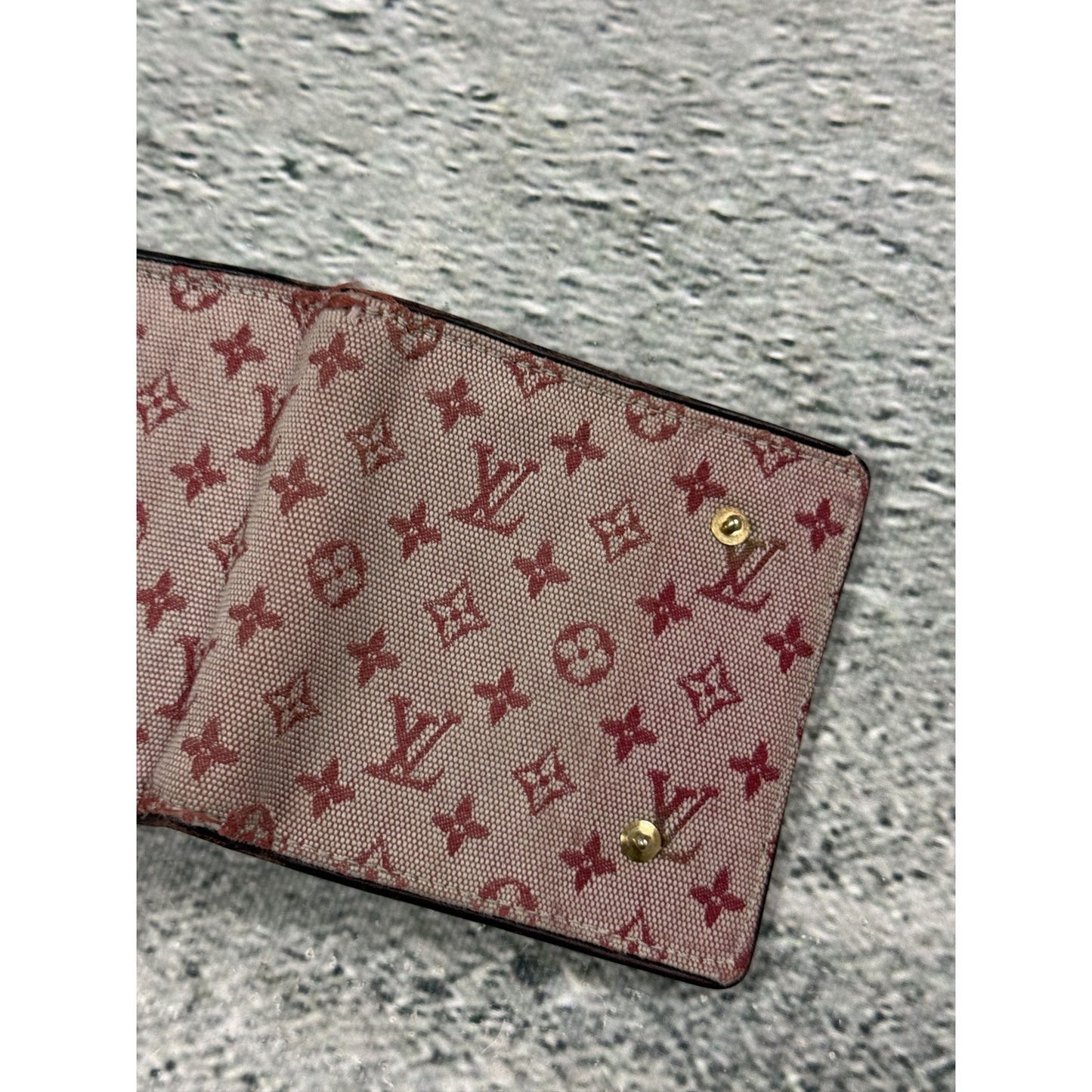 Louis Vuitton Pink Monogram Wallet Canvas