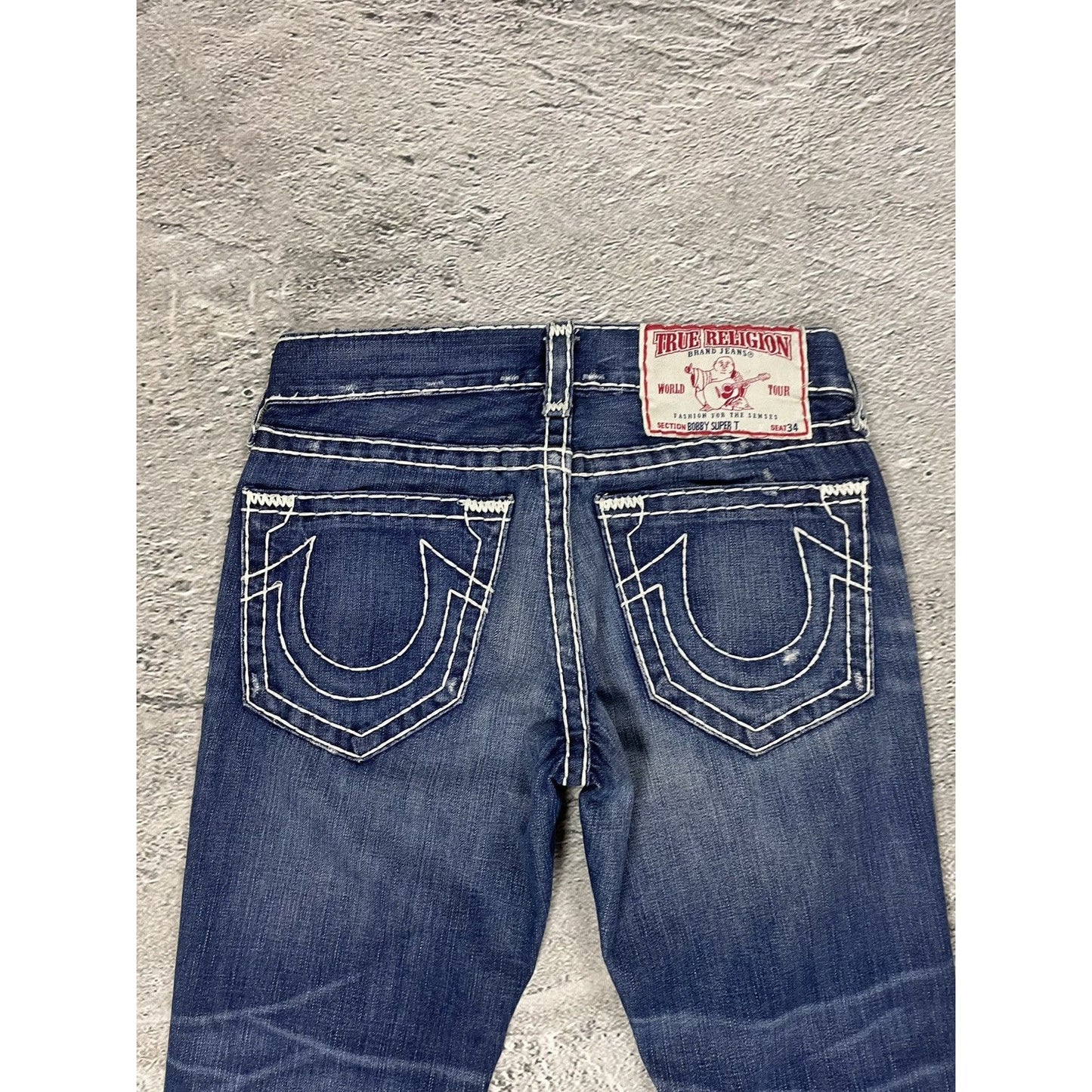 True Religion jeans vintage Bobby Super T denim straight