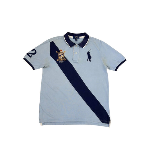 Chief Keef Polo Ralph Lauren T-shirt vintage baby blue navy
