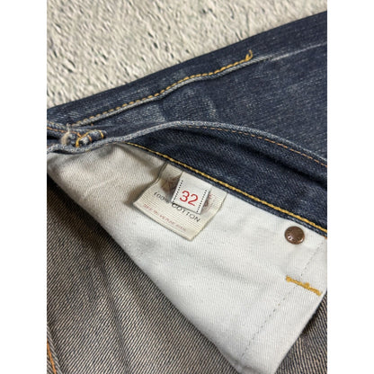 Evisu jeans daicock big logo Red selvedge raw denim Japan