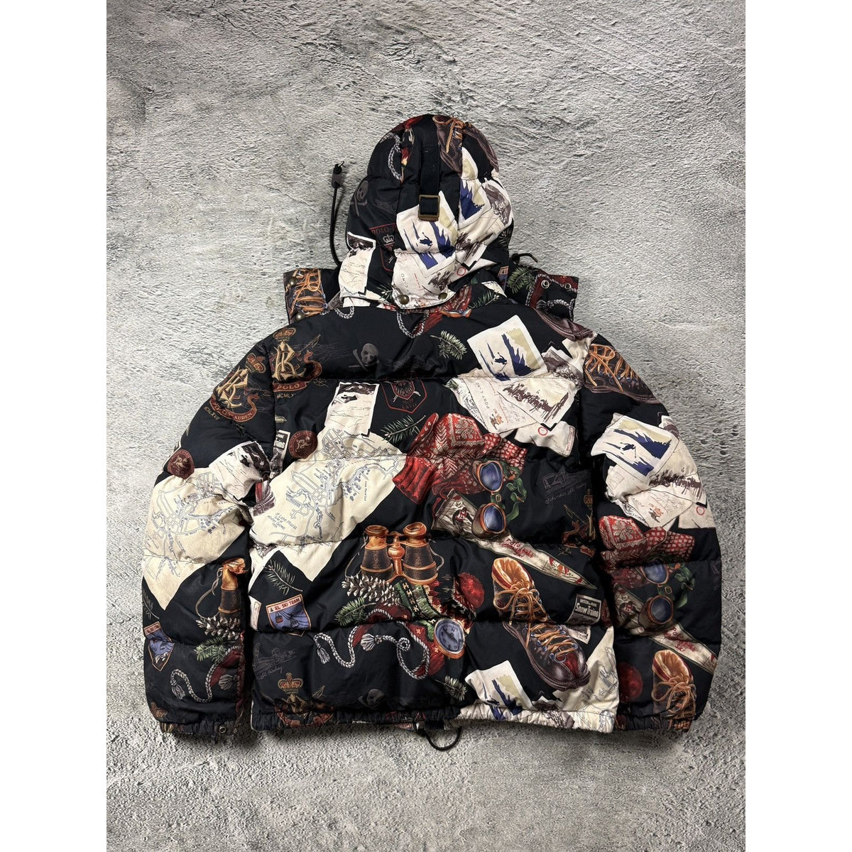Ralph Lauren Polo Puffer Graphic Down Jacket Chief Keef