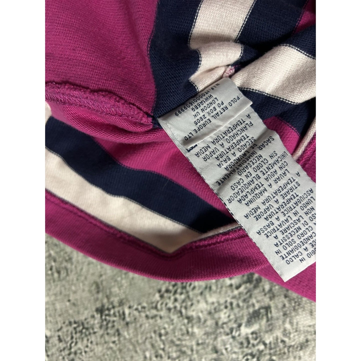 Chief Keef Polo Ralph Lauren vintage pink longsleeve striped