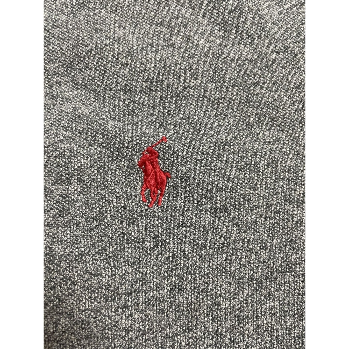 Polo Ralph Lauren grey Polo T-shirt small pony purple