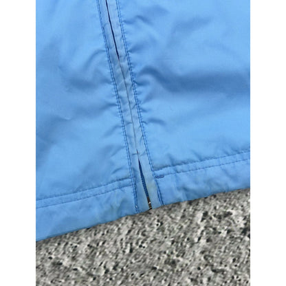Nike track jacket nylon baby blue white vintage drill Y2K TN