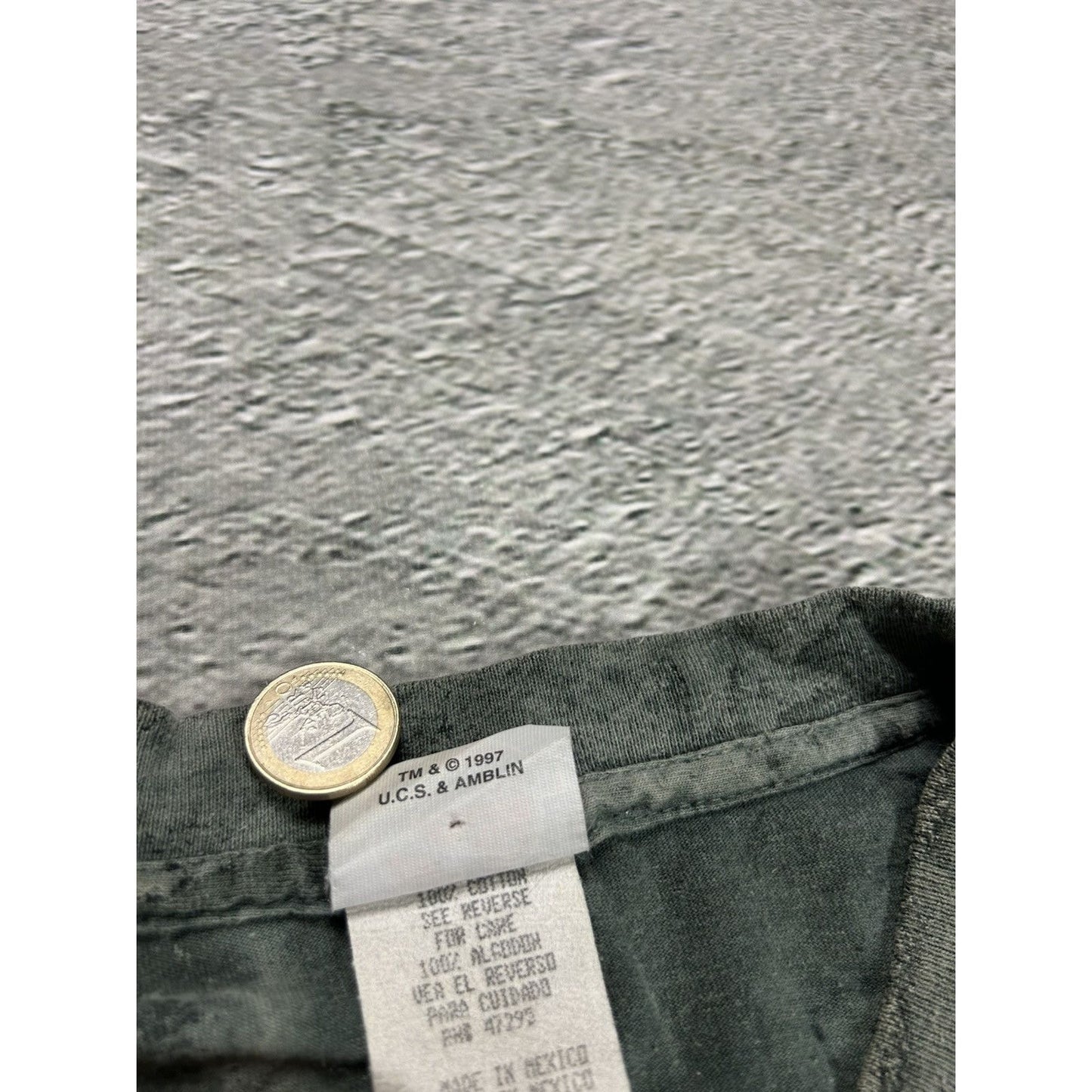 1997 Jurassic Park Movie T-shirt tie-dye Unkind to mankind