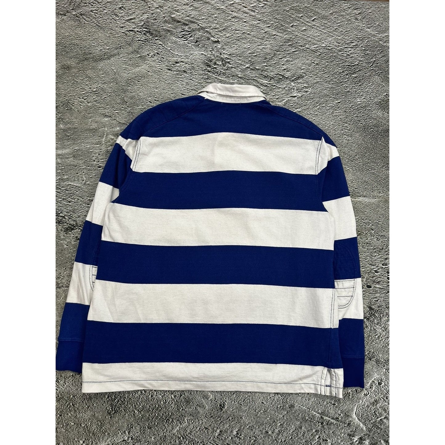 Chief Keef Polo Ralph Lauren striped longsleeve blue white