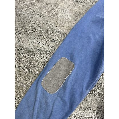 True Religion vintage white zip hoodie blue thick stitching