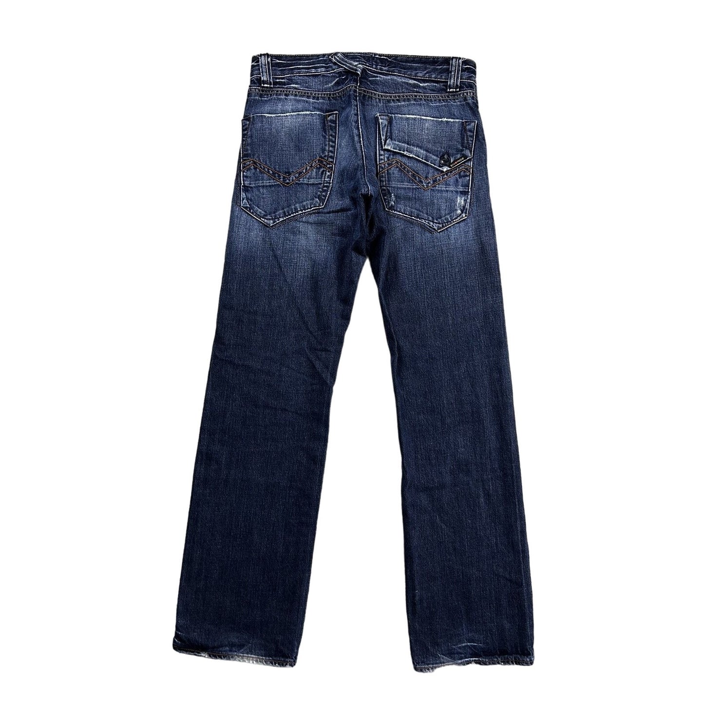 Energie Spa Japanese Raw Denim Biker Jeans