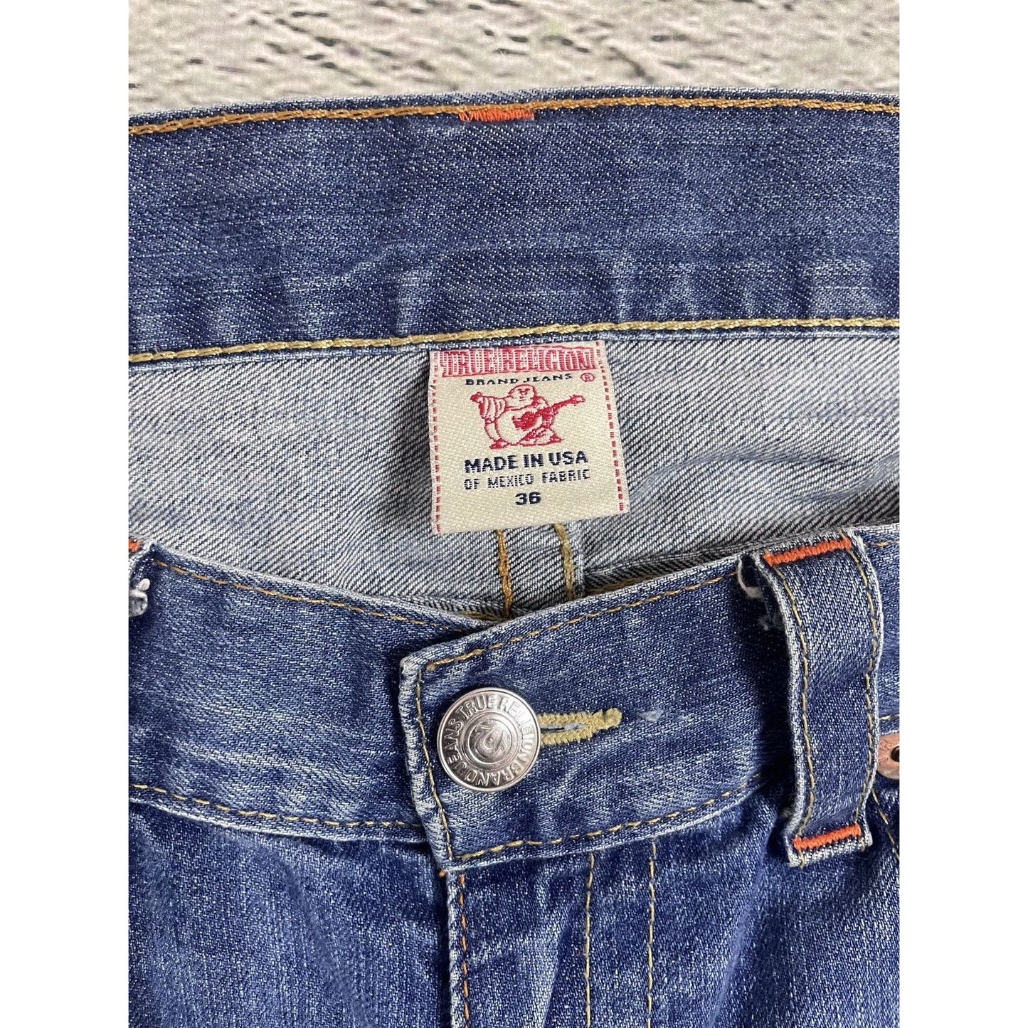 True Religion jeans vintage straight denim pants straight