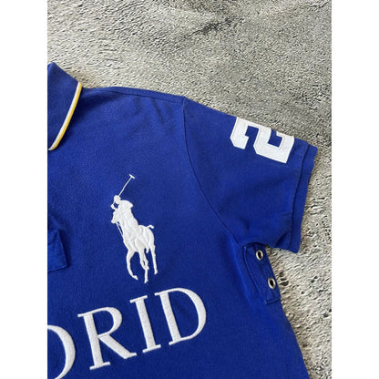 Chief Keef Polo Ralph Lauren Madrid blue big pony shirt
