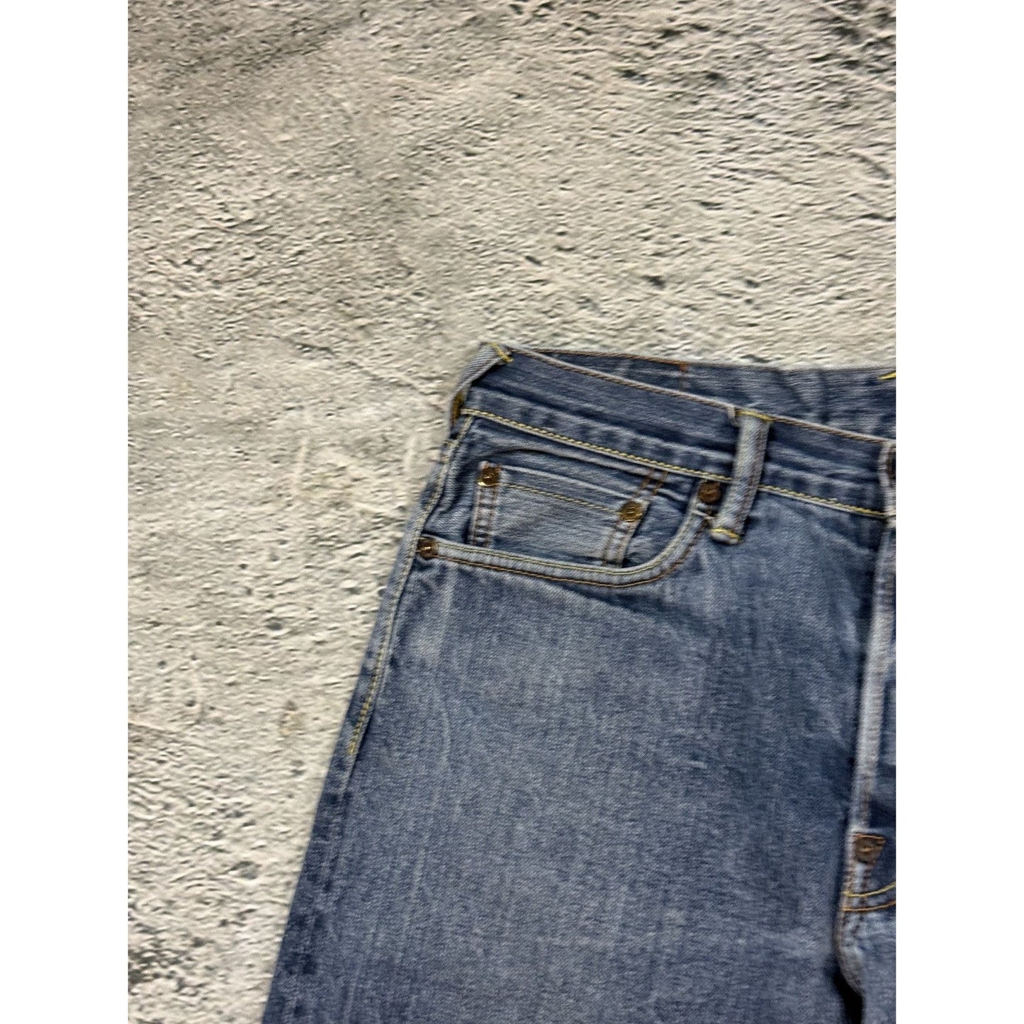 Evisu jeans vintage embroidery seagull logo selvedge denim