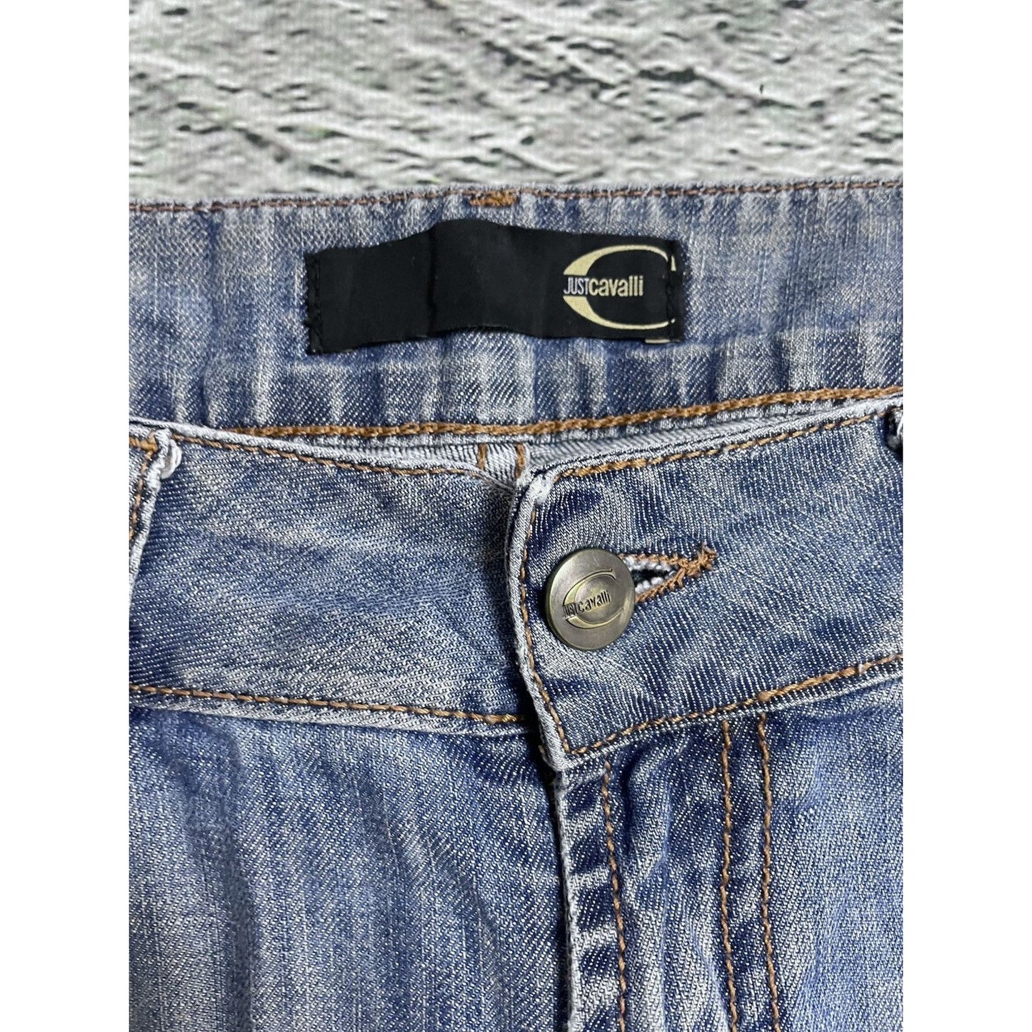 Just Cavalli jeans vintage baby blue straight