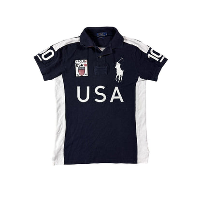 Chief Keef Polo Ralph Lauren USA vintage shirt navy blue