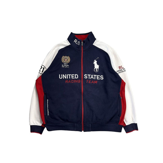 Chief Keef Polo Ralph Lauren zip sweatshirt navy USA