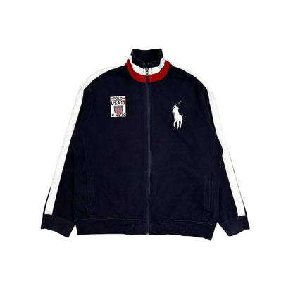 Chief Keef Polo Ralph Lauren zip sweatshirt USA big pony