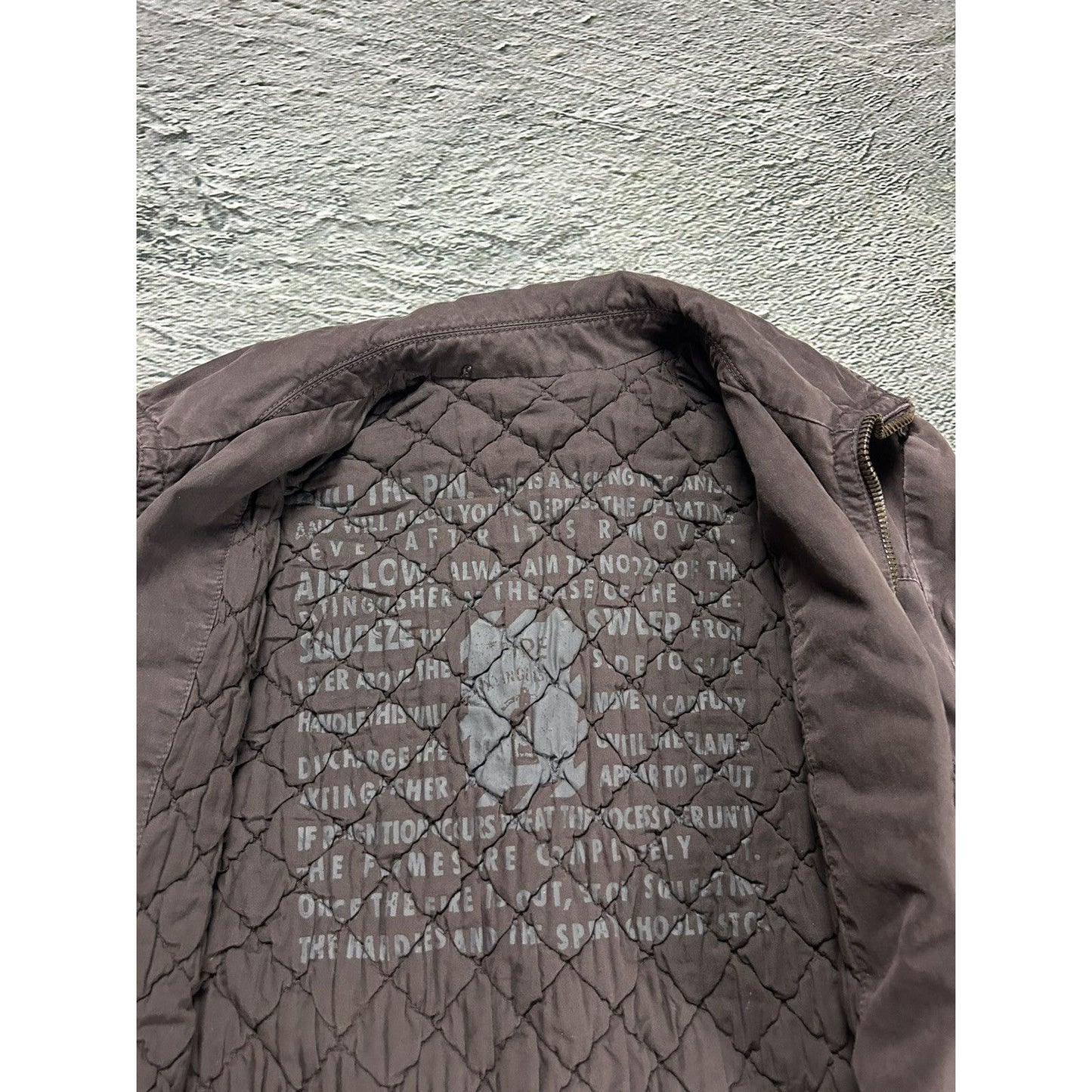 Dolce & Gabbana coat vintage utility miltary brown Y2K