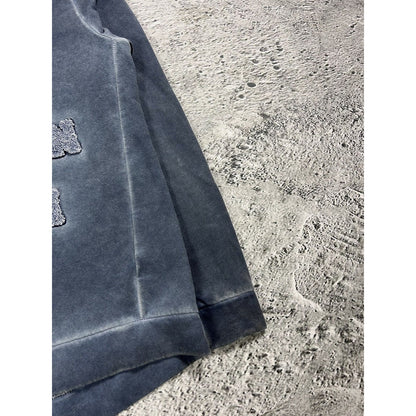 True Religion sweatshirt vintage big logo Y2K grey denim