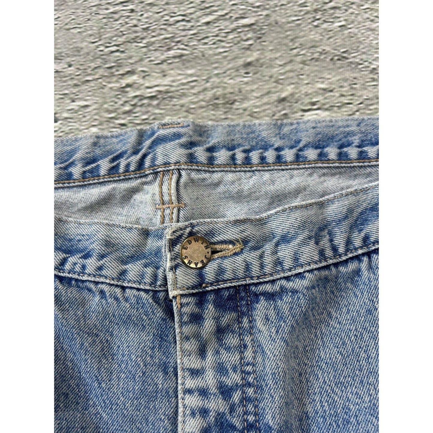 Edwin jeans Japanese denim pants baby blue baggy