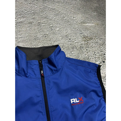 Polo Sport RLX vest windbreaker vintage blue Ralph Lauren