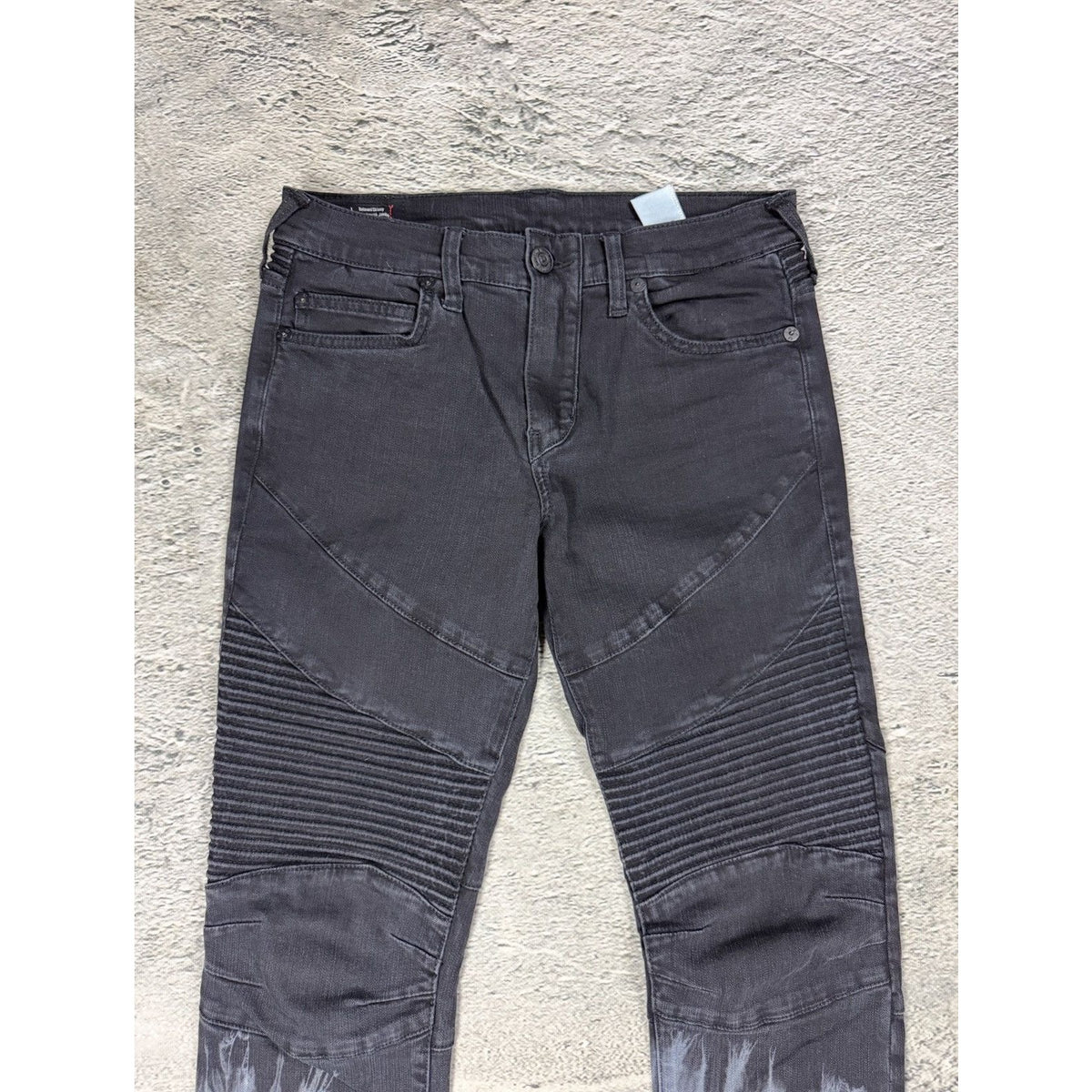 True Religion jeans biker rocco washed Y2K slim skinny