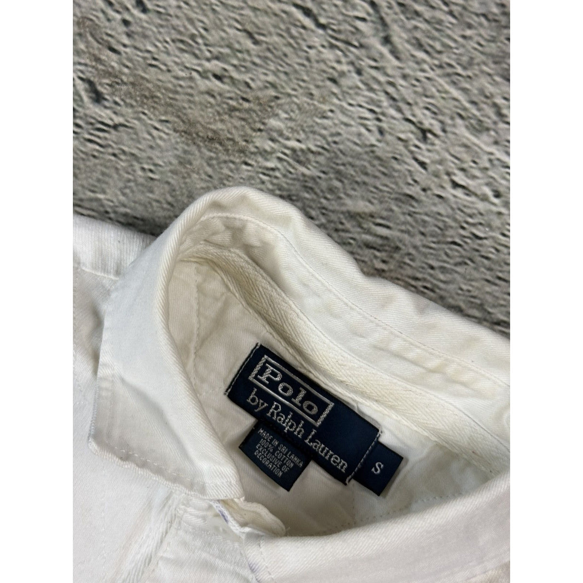 Chief Keef Polo Ralph Laurent Longsleeve white