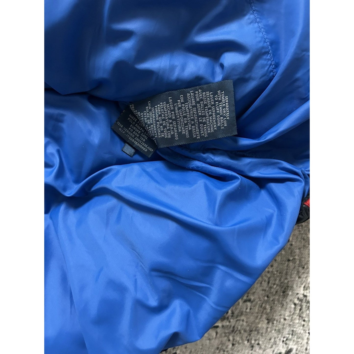 Chief Keef Polo Ralph Lauren vintage puffer vest black USA