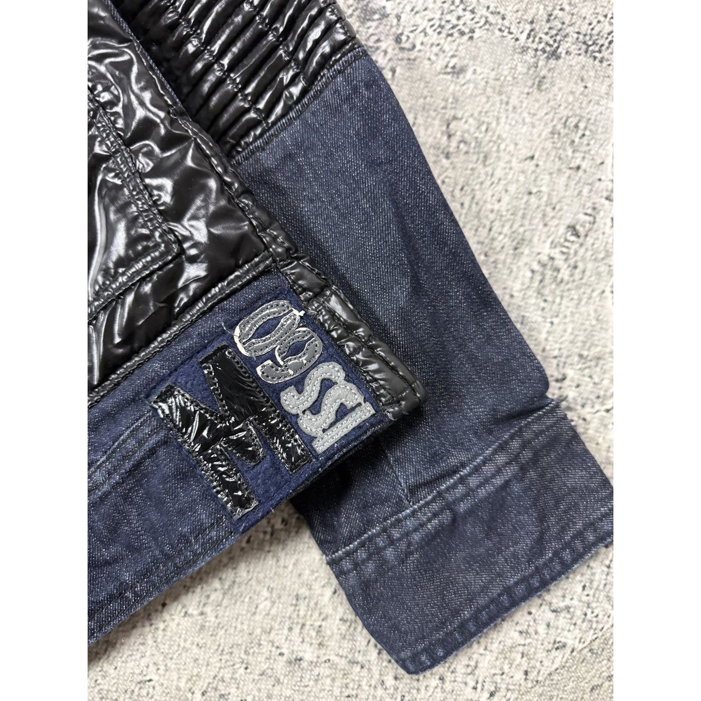 Miss Sixty denim puffer jacket y2k vintage